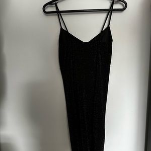 Sparkly Black Dress Knee High BRAN NEW